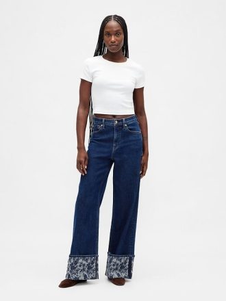 Jeans a gamba larga High Stride