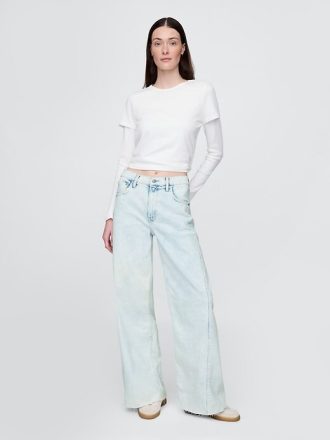 Jeans a gamba larga High Stride