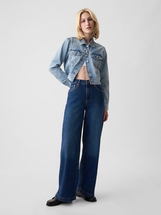 Jeans a gamba larga High Stride