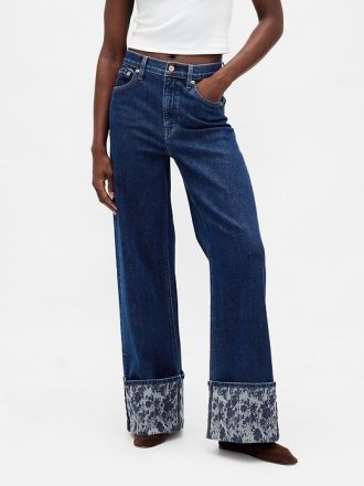 Jeans a gamba larga High Stride