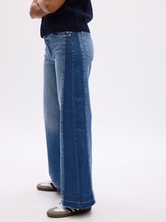 Jeans a gamba larga High Stride