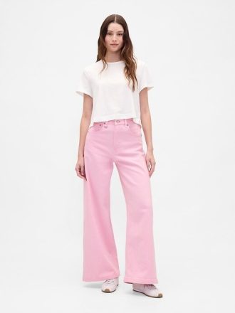 Jeans a gamba larga Sky High Rise Stride