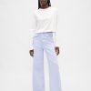 Jeans a gamba larga Stride a vita alta extra