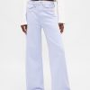 Jeans a gamba larga Stride a vita alta extra