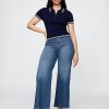 Jeans a gamba larga Stride a vita alta extra Jeans a gamba larga Stride a vita alta extra
