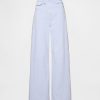 Jeans a gamba larga Stride a vita alta extra