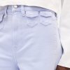 Jeans a gamba larga Stride a vita alta extra