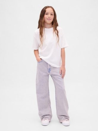 Jeans a gamba larga Stride a vita bassa per bambini
