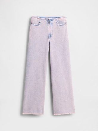 Jeans a gamba larga Stride a vita bassa per bambini