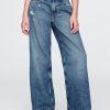 Jeans a gamba larga Stride a vita bassa per bambini Jeans a gamba larga Stride a vita bassa per bambini