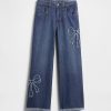 Jeans a gamba larga Stride a vita bassa per bambini Jeans a gamba larga Stride a vita bassa per bambini