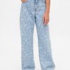 Jeans a gamba larga Stride a vita bassa per bambini Jeans a gamba larga Stride a vita bassa per bambini