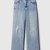 Jeans a gamba larga Stride a vita bassa per bambini Jeans a gamba larga Stride a vita bassa per bambini