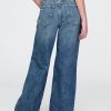 Jeans a gamba larga Stride a vita bassa per bambini Jeans a gamba larga Stride a vita bassa per bambini