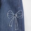 Jeans a gamba larga Stride a vita bassa per bambini Jeans a gamba larga Stride a vita bassa per bambini