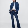 Jeans a stivaletto a vita media per neonati