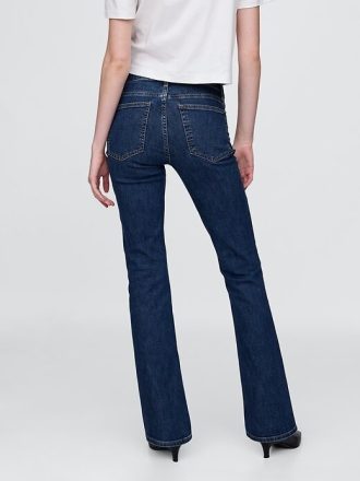 Jeans a stivaletto a vita media per neonati