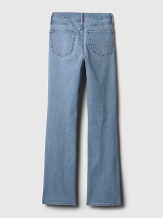 Jeans a stivaletto a vita media per neonati