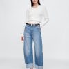 Jeans larghi e pesanti della tuta Jeans larghi e pesanti della tuta