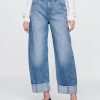 Jeans larghi e pesanti della tuta Jeans larghi e pesanti della tuta