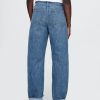 Jeans a vita alta con risvolto Jeans a vita alta con risvolto