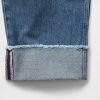 Jeans a vita alta con risvolto Jeans a vita alta con risvolto