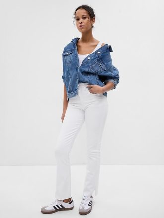 Jeans a vita alta Kick Fit