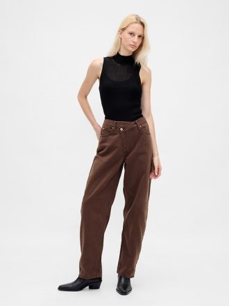 Jeans a vita alta UltraSoft Crossover Barrel