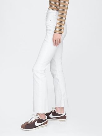Jeans a zampa a vita alta