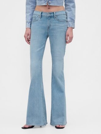 Jeans a zampa a vita bassa