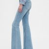 Jeans a zampa a vita bassa