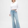 Jeans a zampa a vita bassa