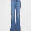 Jeans a zampa a vita bassa