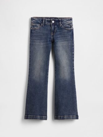 Jeans a zampa a vita bassa per bambini