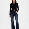 Jeans a zampa anni ’70 a vita alta Jeans a zampa anni ’70 a vita alta