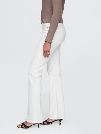 Jeans a zampa anni ’70 a vita alta