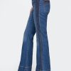 Jeans a zampa anni ’70 a vita alta
