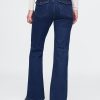Jeans a zampa anni ’70 a vita alta