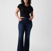 Jeans a zampa anni ’70 a vita alta Jeans a zampa anni ’70 a vita alta