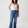 Jeans a zampa anni ’70 a vita alta Jeans a zampa anni ’70 a vita alta