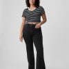 Jeans a zampa anni ’70 a vita alta Jeans a zampa anni ’70 a vita alta