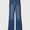 Jeans a zampa anni ’70 a vita alta