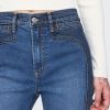 Jeans a zampa anni ’70 a vita alta