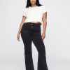 Jeans a zampa anni ’70 a vita alta e curvy Jeans a zampa anni ’70 a vita alta e curvy