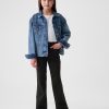 Jeans a zampa anni ’70 a vita alta per bambini Jeans a zampa anni ’70 a vita alta per bambini