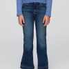 Jeans a zampa anni ’70 a vita alta per bambini Jeans a zampa anni ’70 a vita alta per bambini