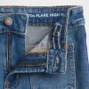 Jeans a zampa anni ’70 a vita alta per bambini Jeans a zampa anni ’70 a vita alta per bambini