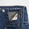 Jeans a zampa anni ’70 a vita alta per bambini Jeans a zampa anni ’70 a vita alta per bambini