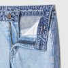 Jeans a zampa patchwork anni ’70 a vita alta per bambini Jeans a zampa patchwork anni ’70 a vita alta per bambini