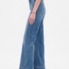 Jeans a zampa rilassati a vita alta Jeans a zampa rilassati a vita alta